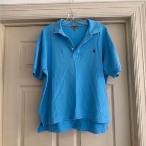 Paul Stuart Light Blue Short-Sleeve Polo